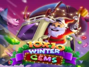 10x10 Winter Gems Online Casual Games on taptohit.com