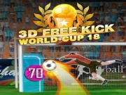 3D Free Kick World Cup 18 Online Football Games on taptohit.com