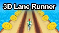 3D laane runner Online runner Games on taptohit.com