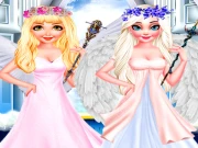 A Day in Angel World Online Dress-up Games on taptohit.com