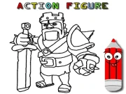 Action Figure Coloring Online Art Games on taptohit.com