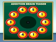 Addition Brain Teaser Online Puzzle Games on taptohit.com