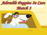 Adorable Puppies In Cars Match 3 Online Match-3 Games on taptohit.com