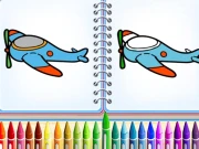 Aero Coloring Books Online Art Games on taptohit.com