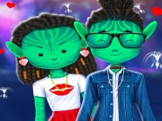 Alien The Way Of Love Online Dress-up Games on taptohit.com