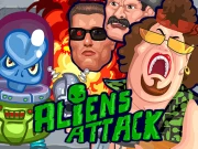 Aliens Attack Online Shooter Games on taptohit.com