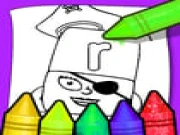 Alphablocks Coloring Pages Online kids Games on taptohit.com