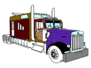 American Trucks Coloring Online Art Games on taptohit.com