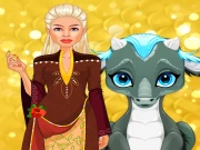 Ancient Dragons Princess Online Dress-up Games on taptohit.com