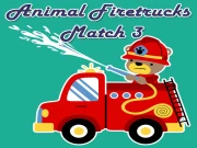 Animal Firetrucks Match 3 Online Match-3 Games on taptohit.com
