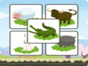 Animal Kids Memory Online puzzle Games on taptohit.com