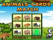 Animals Cards Match Online Cards Games on taptohit.com