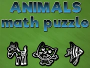 Animals math puzzles Online Puzzle Games on taptohit.com