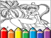 Anime Princess Coloring Pages Online kids Games on taptohit.com