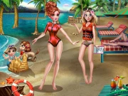 Annie Summer Party Online Dress-up Games on taptohit.com
