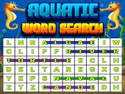 Aquatic Word Search Online Puzzle Games on taptohit.com