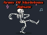 Army Of Skeletons Jigsaw Online Puzzle Games on taptohit.com