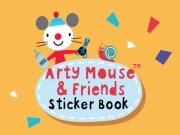 Arty Mouse Sticker Book Online Art Games on taptohit.com