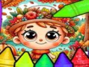 Autumn Coloring Seasons Pages Online kids Games on taptohit.com
