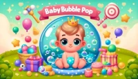 Baby Bubble Pop Online kids Games on taptohit.com