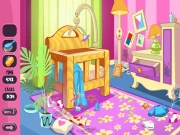 Baby Doll House Cleaning Game