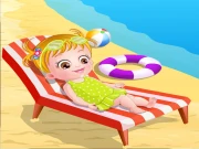 Baby Hazel At Beach Online Care Games on taptohit.com