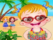 Baby Hazel Beach Party Online Care Games on taptohit.com