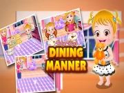 Baby Hazel Dining Manners Online Care Games on taptohit.com