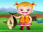 Baby Hazel Fishing Time Online Care Games on taptohit.com