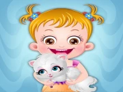 Baby Hazel Naughty Cat Online Care Games on taptohit.com