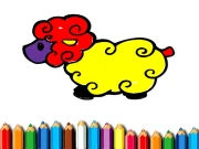 Baby Sheep Coloring Game Online Art Games on taptohit.com