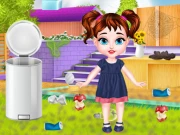 Baby Taylor Backyard Cleaning Online Care Games on taptohit.com