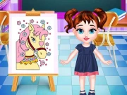 Baby Taylor Painting Class Online Art Games on taptohit.com