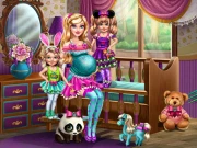 Barbie with Twins Online Dress-up Games on taptohit.com