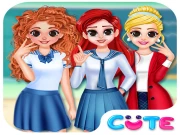 BFF Princess Back To School Online Dress-up Games on taptohit.com
