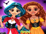 Bffs Happy Halloween Party Online Dress-up Games on taptohit.com