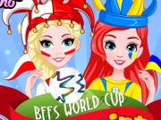 BFFs World Cup Face Paint Online Dress-up Games on taptohit.com