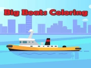Big Boats Coloring Online Art Games on taptohit.com