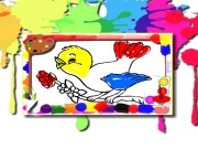 Birds Coloring Book Online Art Games on taptohit.com