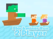 Blockminer Run Two Player Online pixel Games on taptohit.com