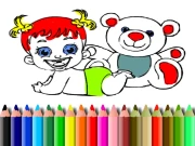 BTS Baby Doll Coloring Online Art Games on taptohit.com