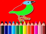 BTS Birds Coloring Book Online Art Games on taptohit.com