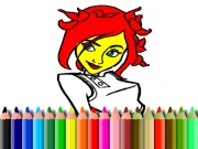 BTS Cute Girl Coloring Online Art Games on taptohit.com