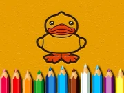 BTS Ducks Coloring Book Online Art Games on taptohit.com