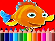 BTS Fish Coloring Book Online Art Games on taptohit.com