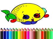 BTS Fruits Coloring Book Online Art Games on taptohit.com