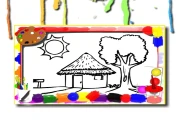 BTS House Coloring Book Online Art Games on taptohit.com