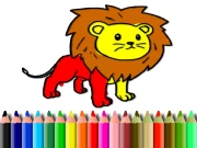 BTS Lion Coloring Book Online Art Games on taptohit.com