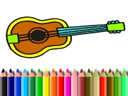 BTS Music Instrument Coloring Book Online Art Games on taptohit.com