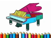BTS Piano Coloring Book Online Art Games on taptohit.com